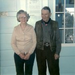 Grandma and Walt in their kitchen