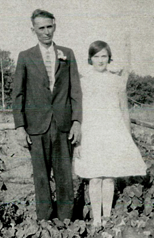Grandpa and Grandma Byer as a young couple