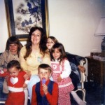 Cheryl's family when they were young