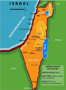 map-of-israel