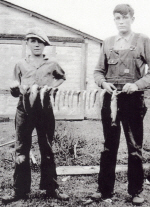 Dad, Uncle Bill, & fish