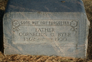 Grave of Cornelius George Byer