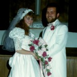 Corrie and Kevin Petersen Wedding Day July 17, 1993