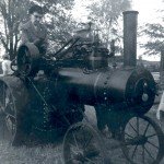 Aunt Bertha on a SteamTractor