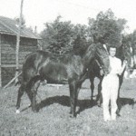 Aunt Ruth and her race horse