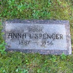 Anna Spencer grave