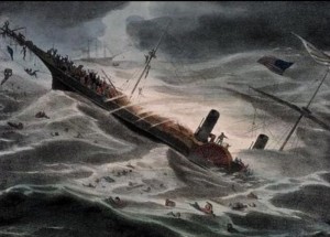 SS Central America sinks