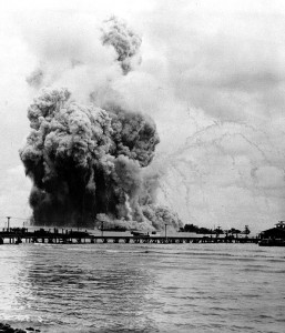 USS Mount Hood Explosion