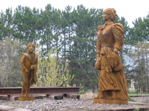 Statues at Hinckley